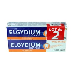 DENTIFRICE AU FLUORINOL PROTECTION CARIE LOT DE 2 X75ML ELGYDIUM 