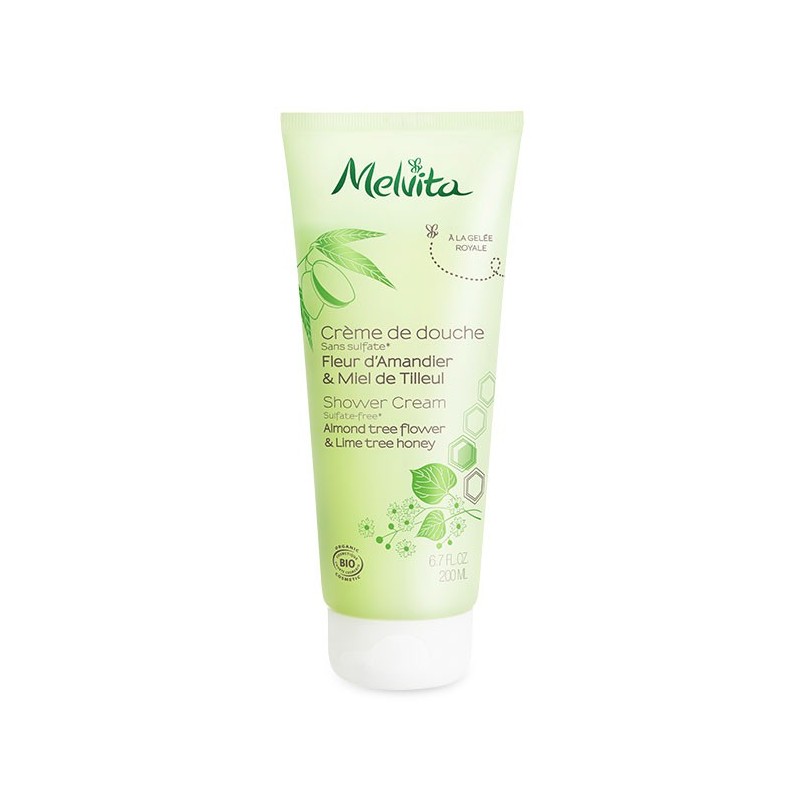 GEL DOUCHE FLEUR D'AMANDIER et MIEL DE TILLEUL BIO 200ML MELVITA