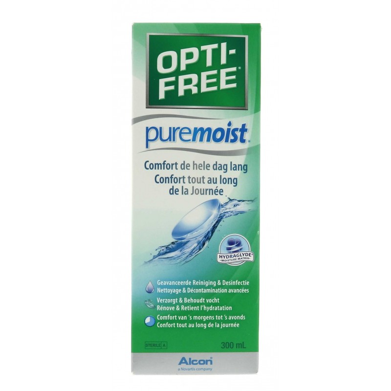 SOLUTION MULTIFONCTIONS OPTI-FREE PURE MOIST 300 ML ALCON