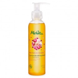 NECTAR DE ROSES BIO HUILE LACTÉE DÉMAQUILLANTE 145ML MELVITA