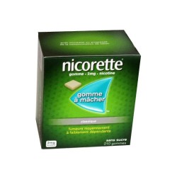 NICORETTE GOMMES SANS SUCRE 2MG x210 JOHNSON & JOHNSON