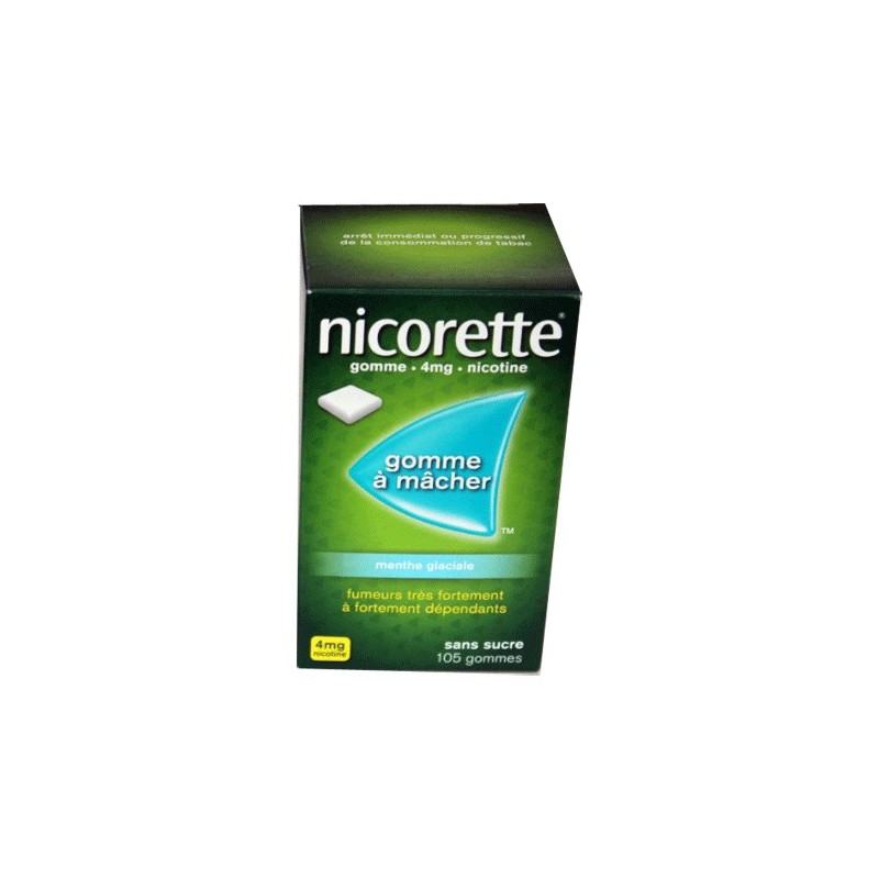 NICORETTE GOMMES SANS SUCRE MENTHE GLACIALE 4MG x105 JOHNSON & JOHNSON NICORETTE GOMMES SANS SUCRE MENTHE GLACIALE 4MG x105 JOHNSON & JOHNSON
