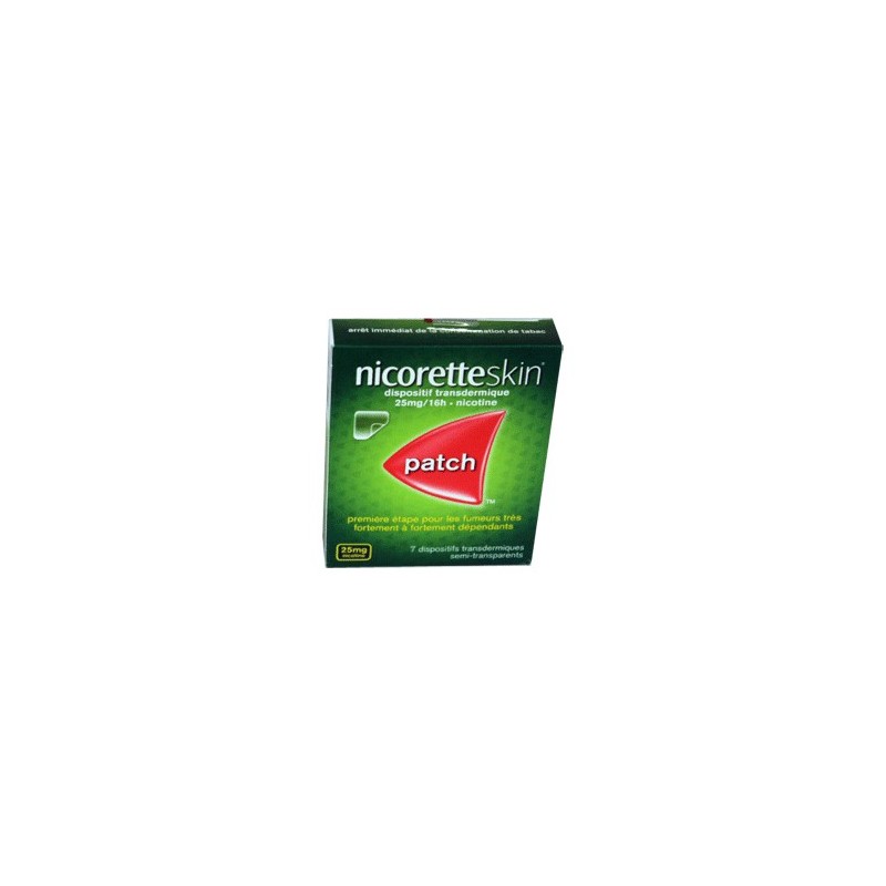 NICORETTE SKIN  PATCH 25MG - ETAPE 1 X7 JOHNSON & JOHNSON