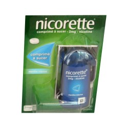 NICORETTE COMPRIMES A SUCER MENTHE INTENSE 2 MG JOHNSON & JOHNSON BOITE DE 20 COMPRIMES