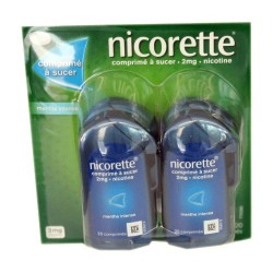 NICORETTE COMPRIMES A SUCER MENTHE INTENSE 2 MG LOT DE 4 BOITES JOHNSON & JOHNSON