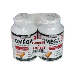 OMEGA 3 FONCTIONS CARDIAQUES & CEREBRALES LOT DE 2 X 60 CAPSULES LES 3 CHENES