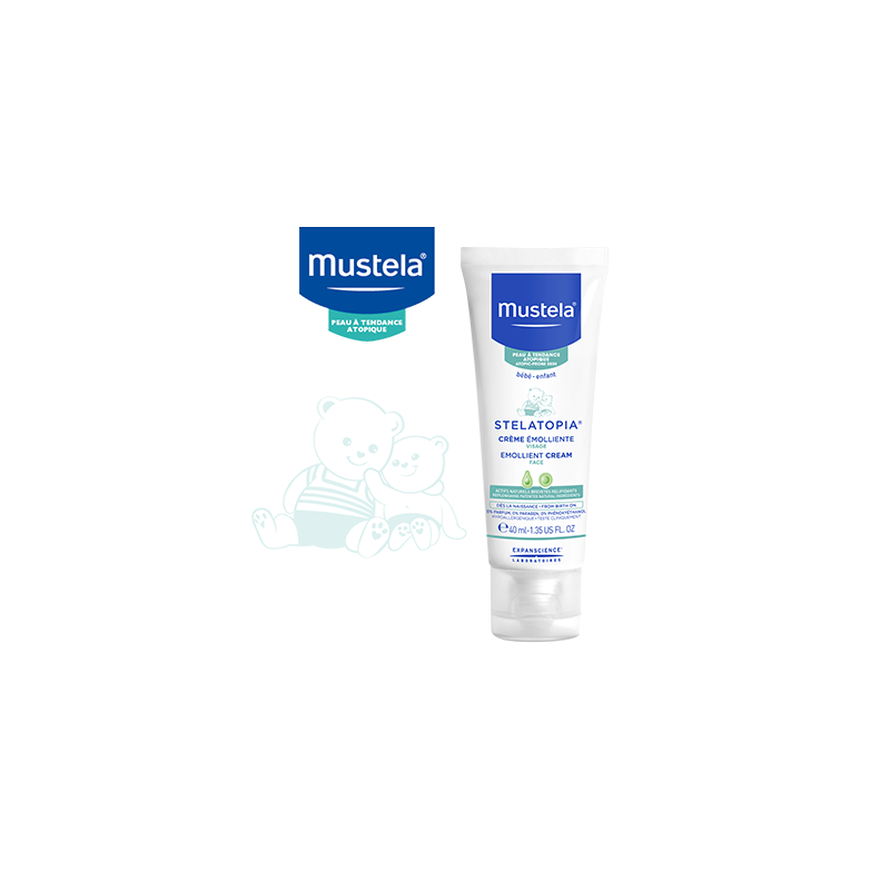 STELATOPIA CREME EMOLLIENTE VISAGE 40ML MUSTELA 