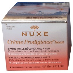 CREME PRODIGIEUSE BOOST BAUME HUILE TOUTES PEAUX NUIT 50ML NUXE 