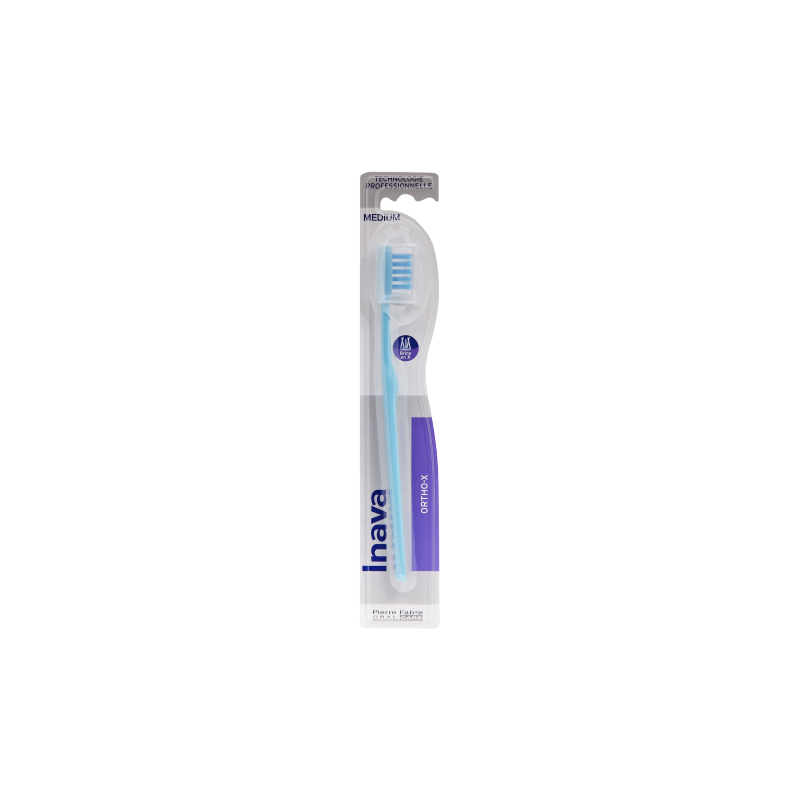 BROSSE A DENTS ORTHO-X ORTHODONTIE ADULTE MEDIUM INAVA