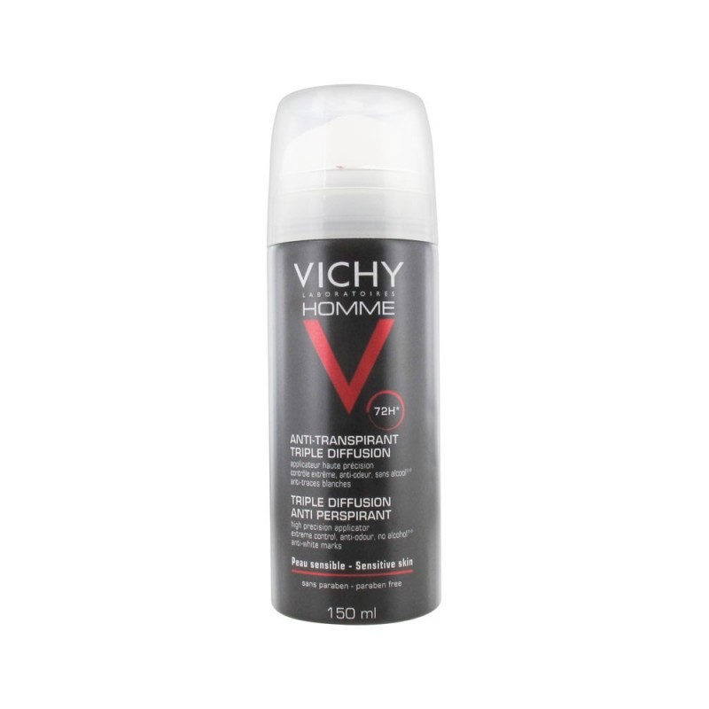 DEO ANTI TRANSPIRANT TRIPLE DIFFUSION 72 H 150ML VICHY HOMME DEO ANTI TRANSPIRANT TRIPLE DIFFUSION 72 H 150ML VICHY HOMME