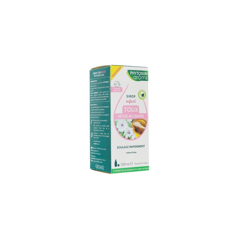 SIROP TOUX SECHE ET GRASSE ENFANT 120ML PHYTOSUN AROMS