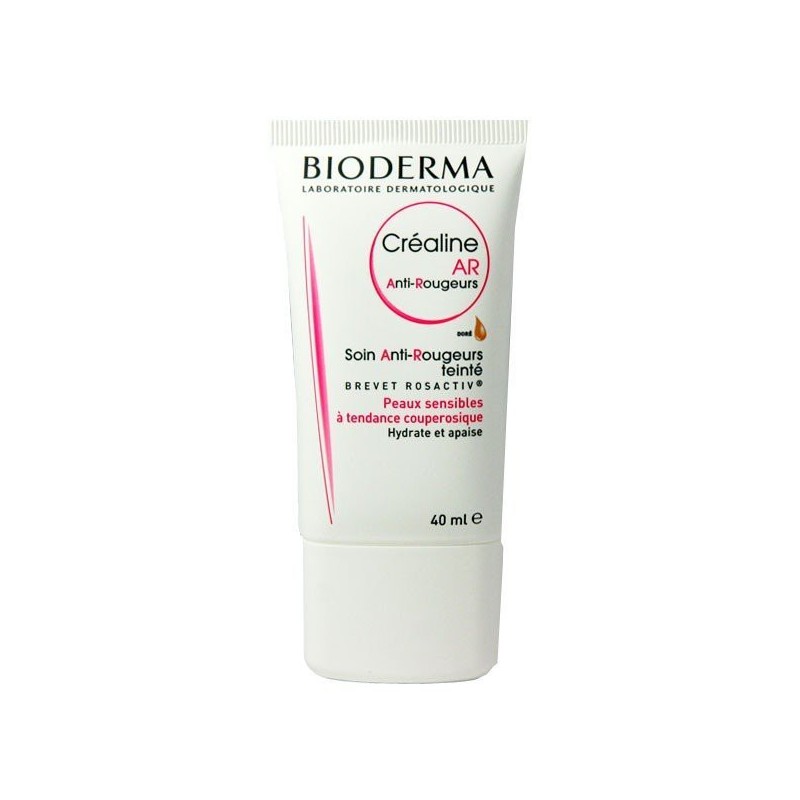 CREALINE AR SOIN ANTI ROUGEURS TEINTÉ DORÉ PEAUX SENSIBLES 40ML BIODERMA