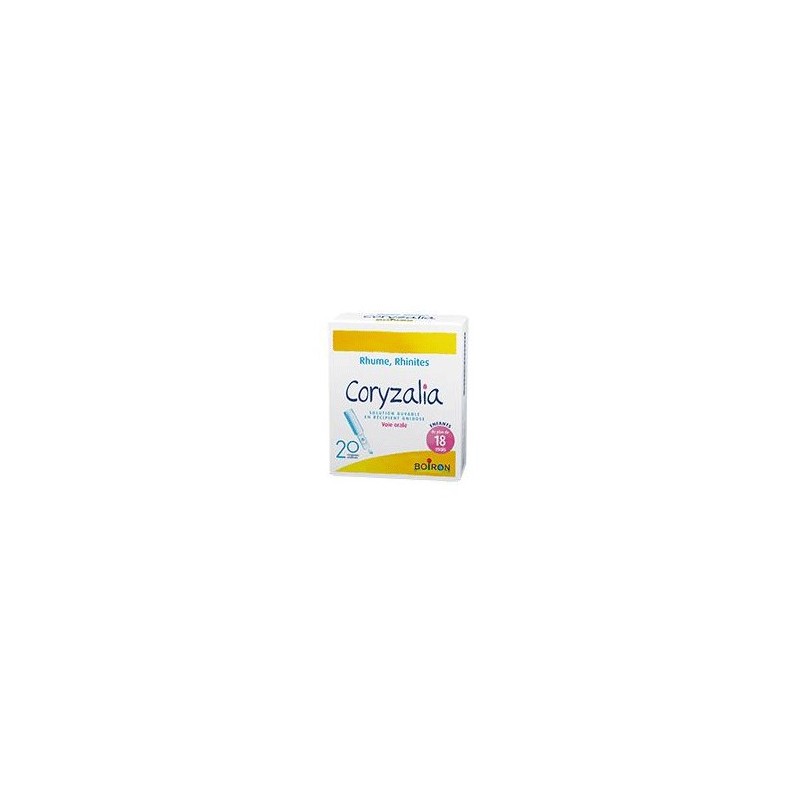 CORYZALIA RHUME RHINITE 20 RECIPIENTS UNIDOSES  BOIRON