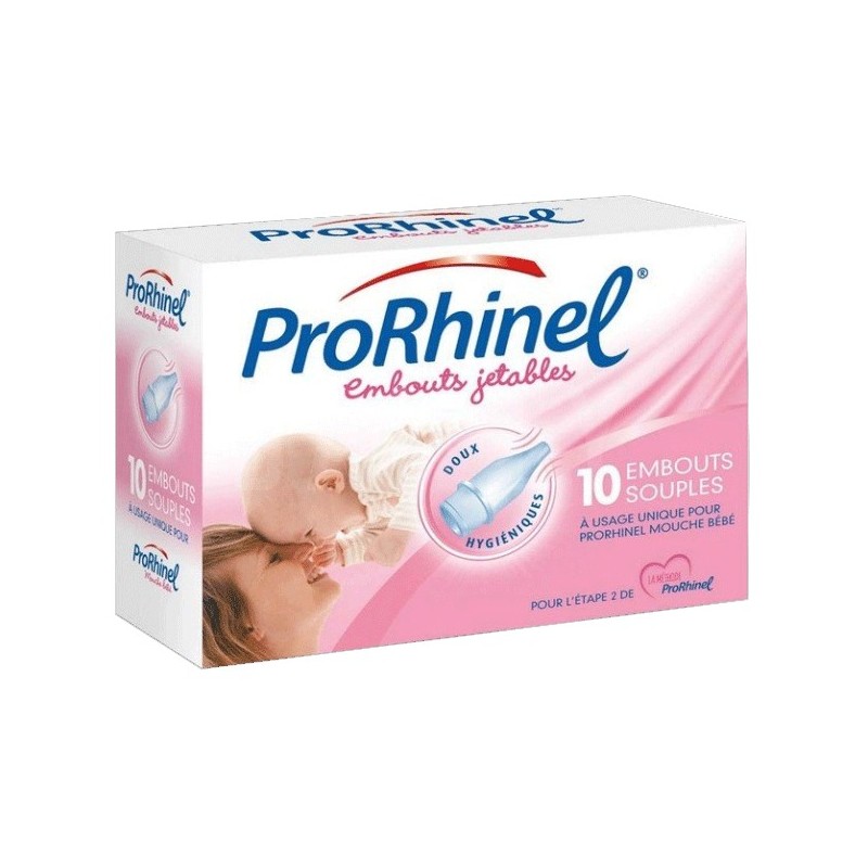 Promo Embouts jetables souples pour mouche bébé Prorhinel La boîte de 10  chez Monoprix