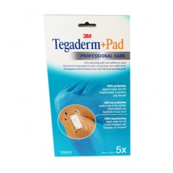 TEGADERM + PAD PANSEMENTS STERILES 9X15CM X5 3M