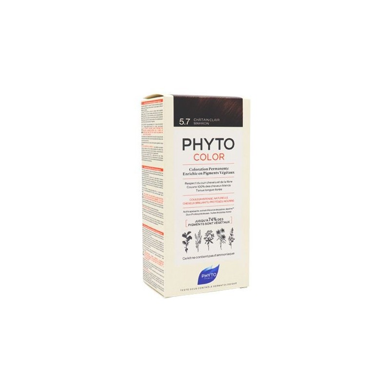 PHYTOCOLOR COLORATION PERMANENTE CHATAIN CLAIR DORÉ 5.3 PHYTO