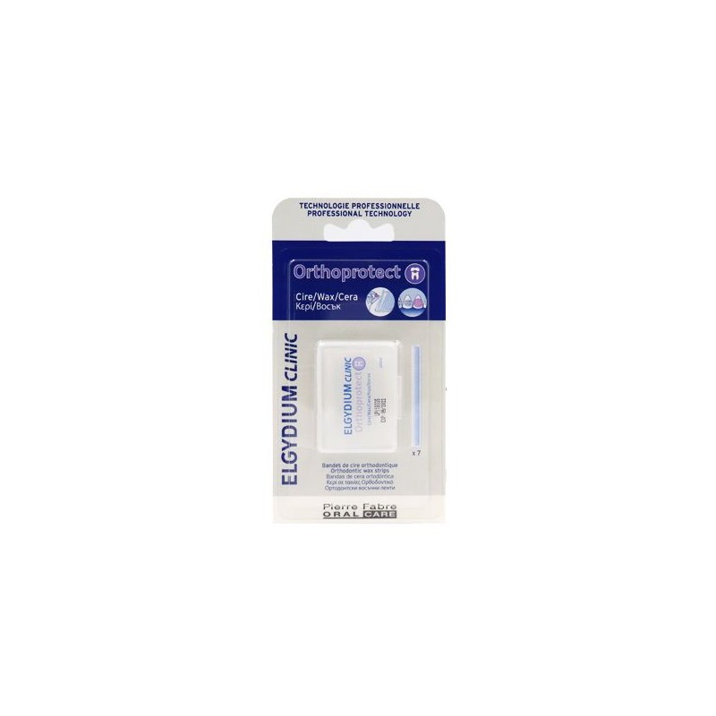 CLINIC BANDES DE CIRE ORTHODONTIQUES X7 ELGYDIUM CLINIC BANDES DE CIRE ORTHODONTIQUES X7 ELGYDIUM