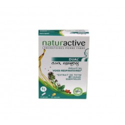 DUAL' AUX ESSENCES VOIES RESPIRATOIRES 10 GELULES + 10 CAPSULES NATURACTIVE