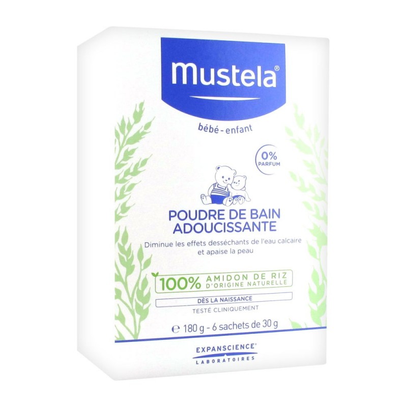 POUDRE DE BAIN ADOUCISSANTE 180G MUSTELA 