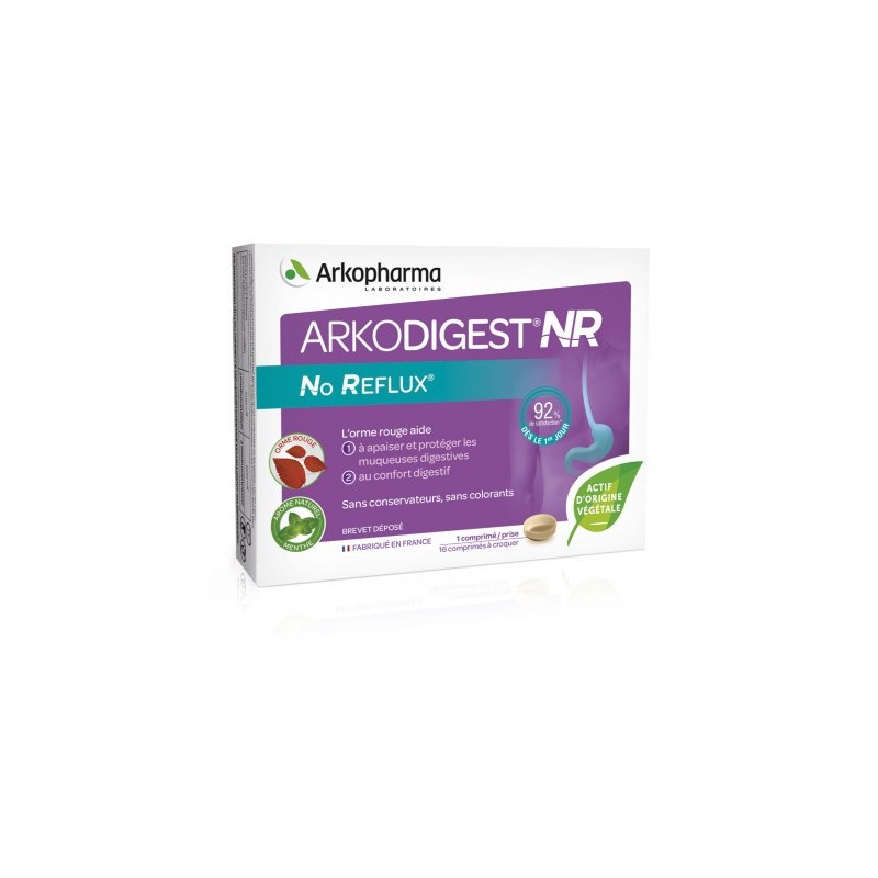 ARKODIGEST NR NO REFLUX 16 COMPRIMÉS ARKOPHARMA