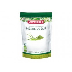 HERBE DE BLÉ BIO POUDRE 200G SUPER DIET