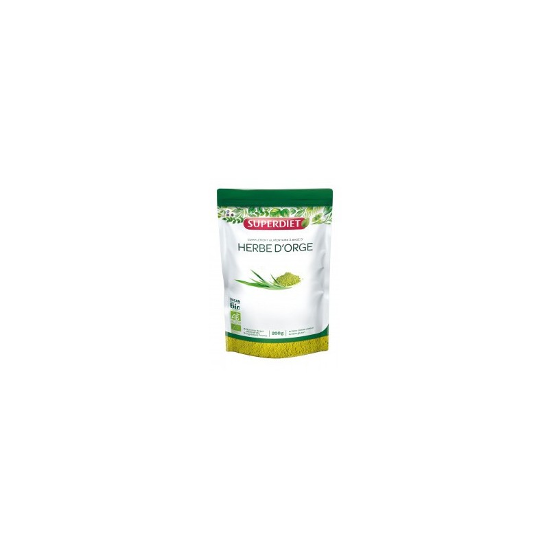 HERBE D' ORGE BIO POUDRE 200G SUPER DIET