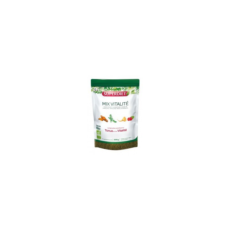 MIX VITALITÉ BIO POUDRE 200G SUPER DIET MIX VITALITÉ BIO POUDRE 200G SUPER DIET