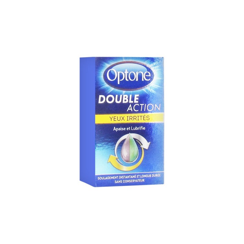 SOLUTION OCULAIRE DOUBLE ACTION YEUX IRRITÉS 10ML OPTONE SOLUTION OCULAIRE DOUBLE ACTION YEUX IRRITÉS 10ML OPTONE
