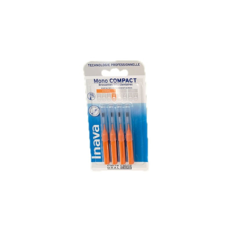 RECHARGE BROSSETTES MONO COMPACT X4  ETROITS 1.2mm INAVA 