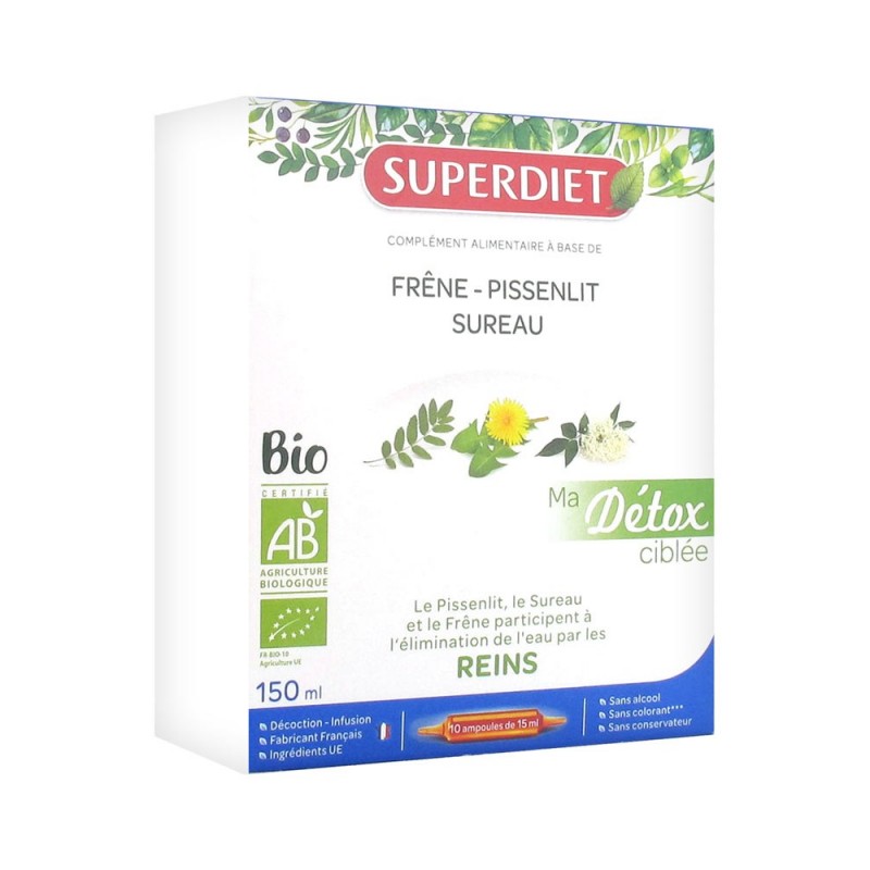 MA DETOX CIBLÉE BIO REINS 10 AMPOULES SUPER DIET