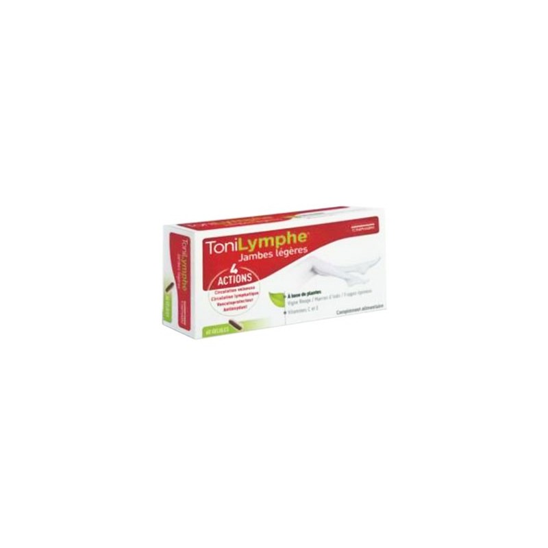 TONILYMPHE JAMBES LEGERES 60 GELULES TONIPHARM