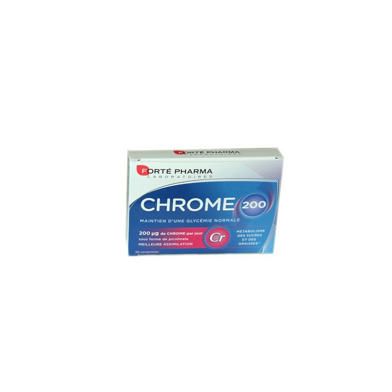 CHROME 200 CR 30 COMPRIMES FORTE PHARMA