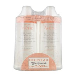 LOTION MICELLAIRE DEMAQUILLANTE ANTI POLLUTION 2 X 500ML AVENE 