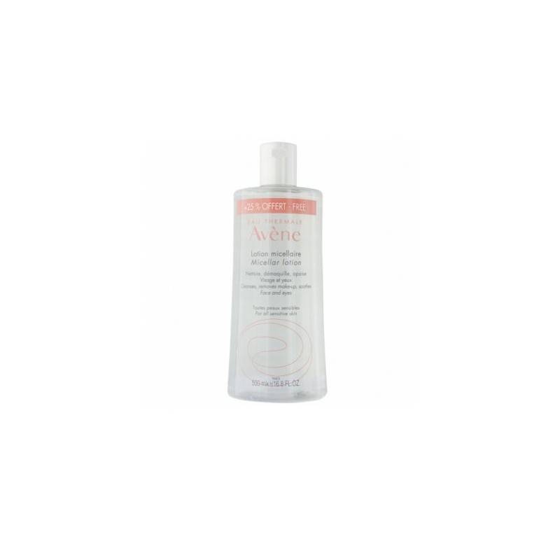LOTION MICELLAIRE DEMAQUILLANTE ANTI POLLUTION 2 X 500ML AVENE 