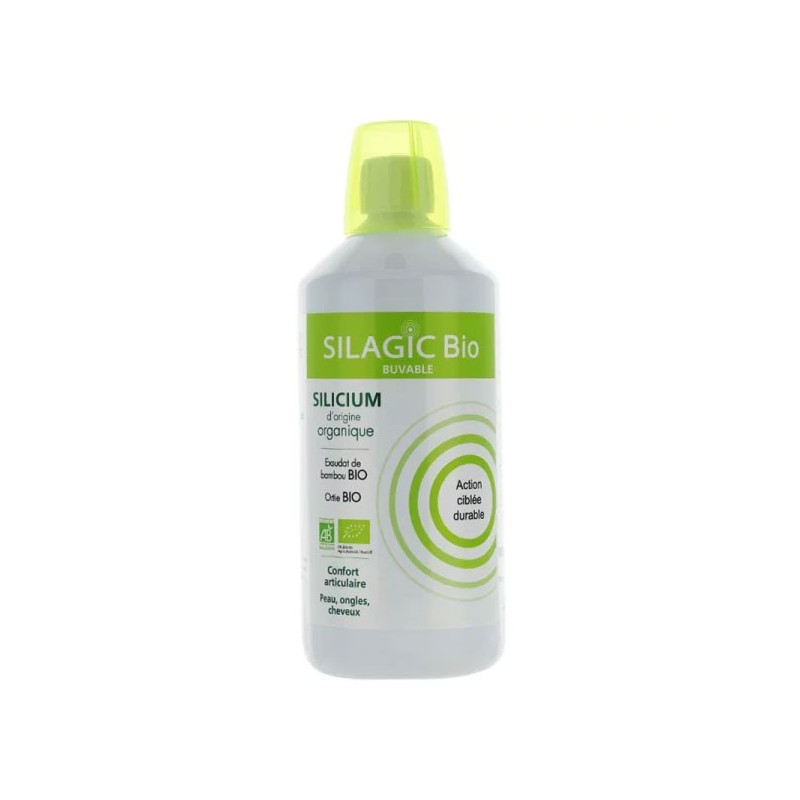 SILICIUM BIO D'ORIGINE ORGANIQUE EXSUDAT DE BAMBOU 1000ML SILAGIC SILICIUM BIO D'ORIGINE ORGANIQUE EXSUDAT DE BAMBOU 1000ML SILAGIC