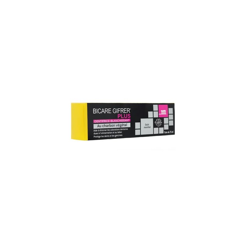 BICARE PLUS DENTIRICE BLANCHISSANT 75ML GIFRER BICARE PLUS DENTIRICE BLANCHISSANT 75ML GIFRER
