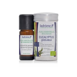 HUILE ESSENTIELLE EUCALYPTUS GLOBULEUX BIO 10ML LADROME 