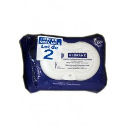 BLEUET LINGETTES DEMAQUILLANTES AU BLEUET APAISANT x25 KLORANE