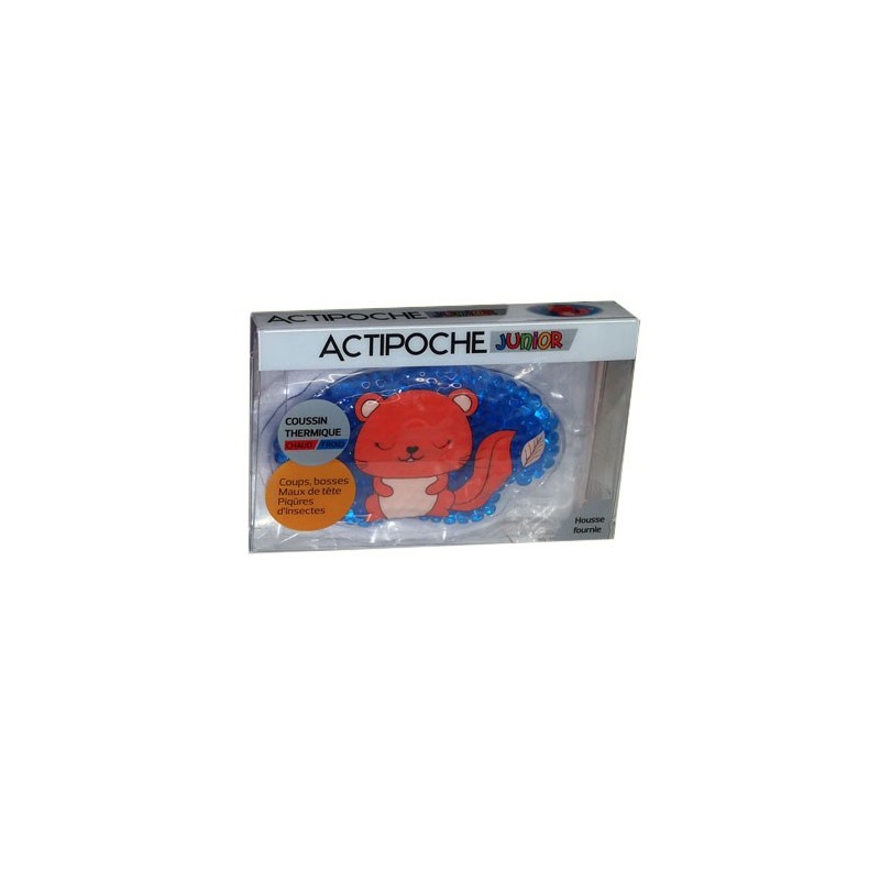 ACTIPOCHE COUSSIN THERMIQUE CHAUD FROID JUNIOR Forme Ecureuil COOPER