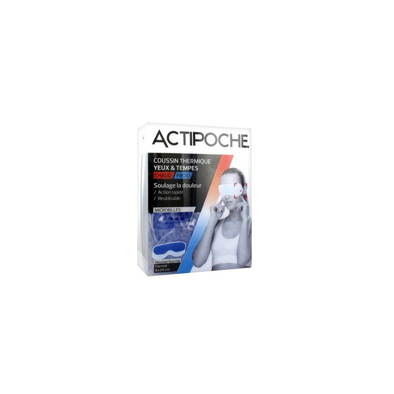 ACTIPOCHE COUSSIN THERMIQUE YEUX & TEMPES MICROBILLES COOPER