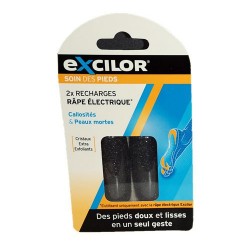 EXCILOR RECHARGE ROULEAUX pour RAPE ELECTRIQUE ERGONOMIQUE PIEDS