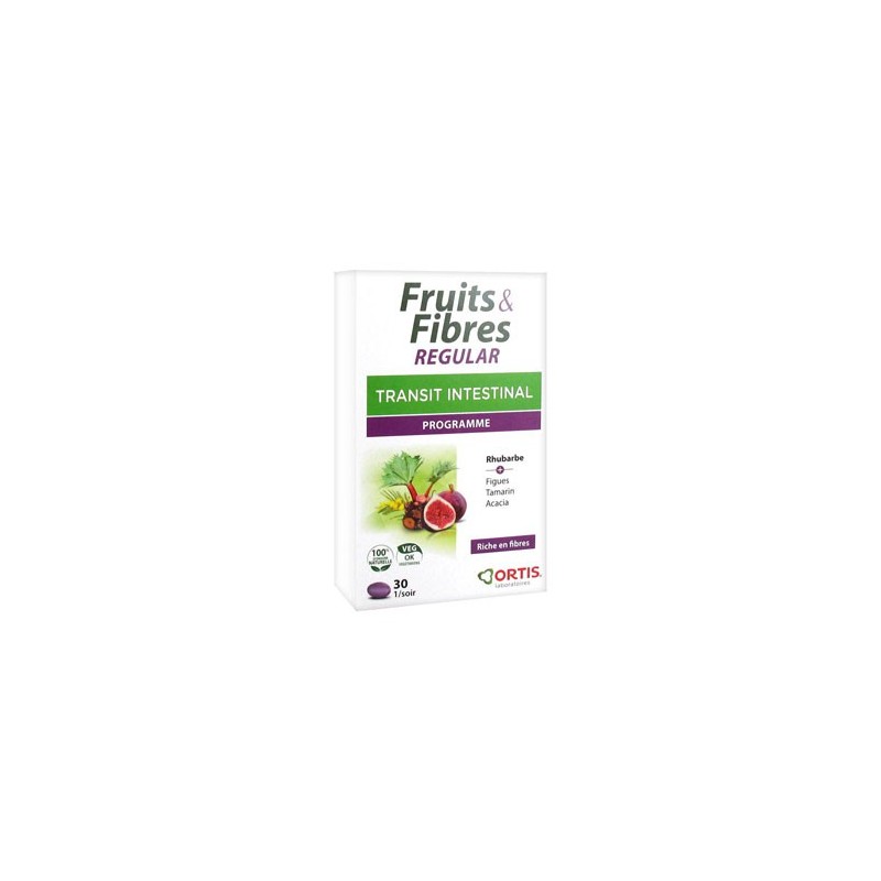 FRUITS & FIBRES REGULAR TRANSIT INTESTINAL 30 GELULES ORTIS