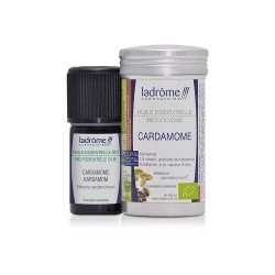 HUILE ESSENTIELLE  CARDAMONE BIO 5ML LADROME 