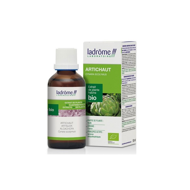 EXTRAIT D'ARTICHAUT BIO 50ML LADROME EXTRAIT D'ARTICHAUT BIO 50ML LADROME