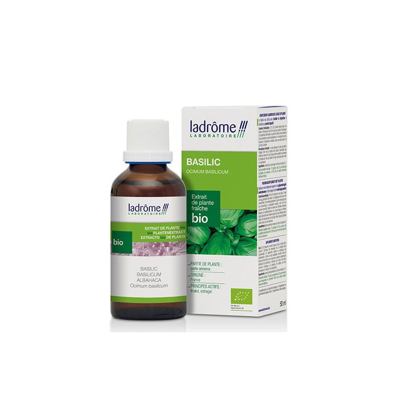 EXTRAIT DE BASILIC BIO 50ML LADROME 