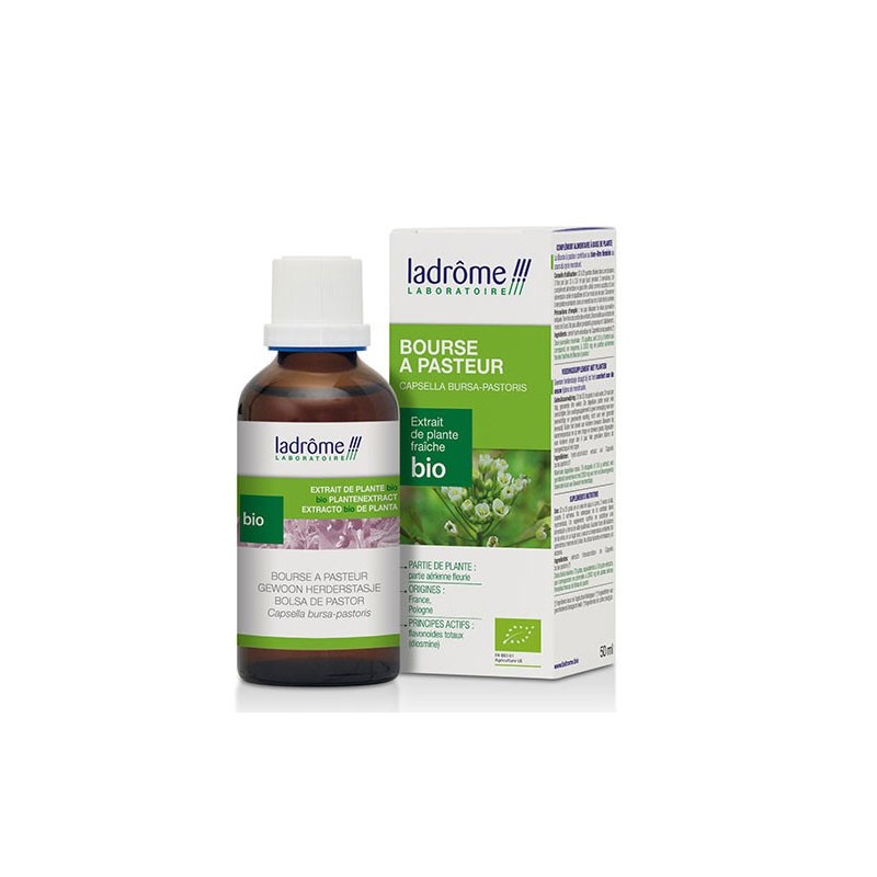 EXTRAIT DE BOURSE A PASTEUR BIO 50ML LADROME EXTRAIT DE BOURSE A PASTEUR BIO 50ML LADROME