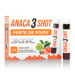 ANACA 3 SHOT PERTE DE POIDS X14 NUTRAVALIA