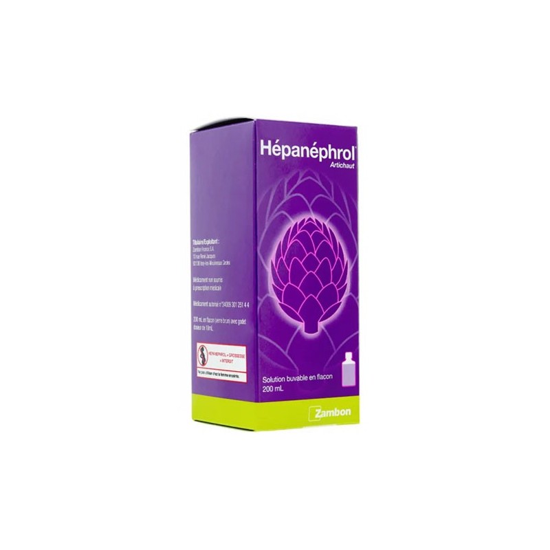 HEPANEPHROL ARTICHAUT SOLUTION BUVABLE 200ML ZAMBON