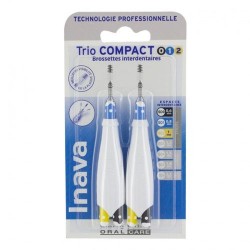 RECHARGE BROSSETTES INTERDENTAIRES TRIO COMPACT 3 ETROITS 0.8MM ISO 1 INAVA 