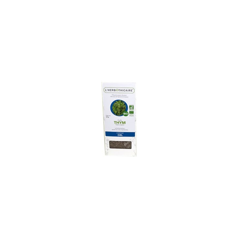 INFUSION THYM Feuille BIO 60g L HERBOTHICAIRE INFUSION THYM Feuille BIO 60g L HERBOTHICAIRE